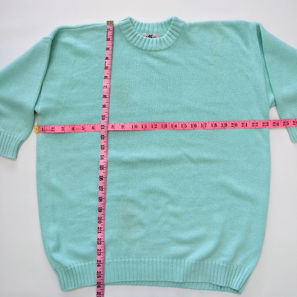 Vintage the Bay 3/4 sleeves knit sweater, women's small oversized - Picture 6 of 6